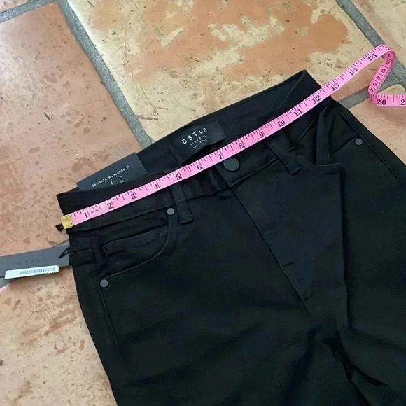 💕 LAST CHANCE New DSTLD Womens High Rise Skinny Jeans 27W x 28L Black MSRP$128 - Picture 4 of 9